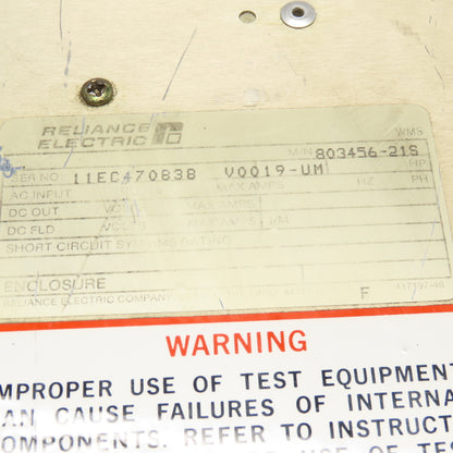 Reliance Electric 803456-21S Power Module