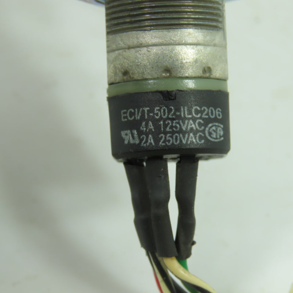 ECI T-502-ILC206 Key Operated Power Switch 4A 125VAC 2A 250VAC