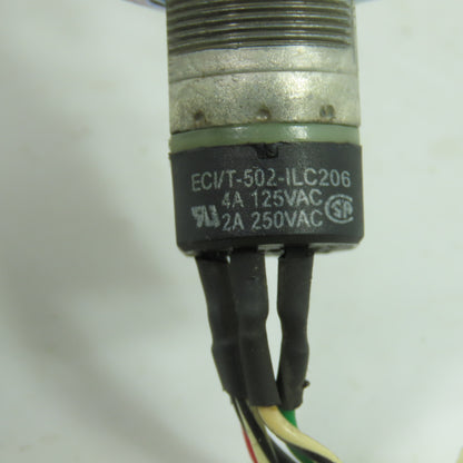 ECI T-502-ILC206 Key Operated Power Switch 4A 125VAC 2A 250VAC