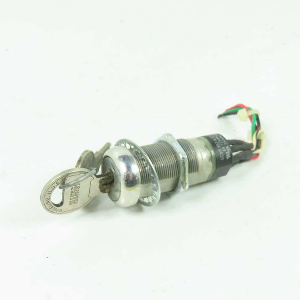 ECI T-502-ILC206 Key Operated Power Switch 4A 125VAC 2A 250VAC