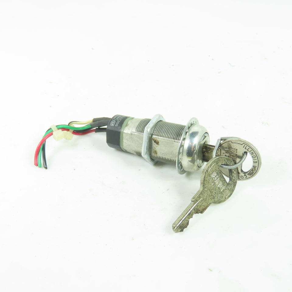 ECI T-502-ILC206 Key Operated Power Switch 4A 125VAC 2A 250VAC