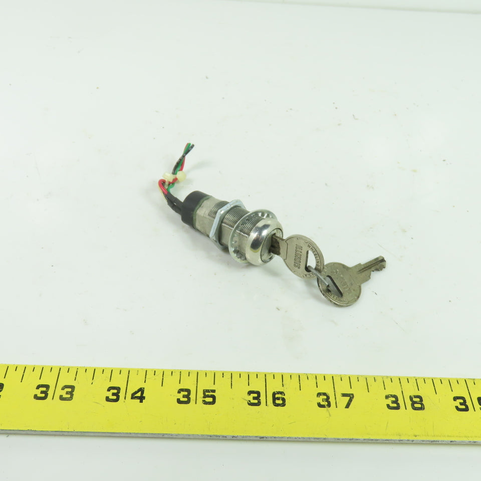 ECI T-502-ILC206 Key Operated Power Switch 4A 125VAC 2A 250VAC
