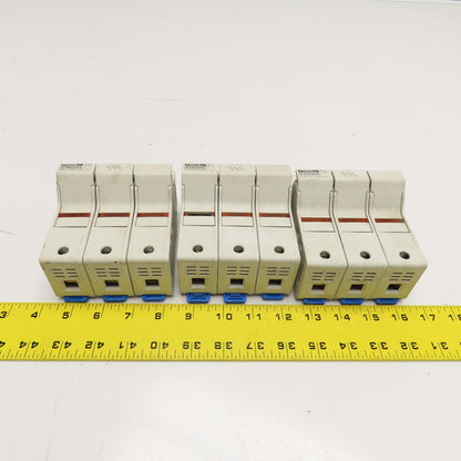 Ferraz Shawmut US3J3I 3 Pole 600V 30A Class J Fuse Holder Lot Of 3