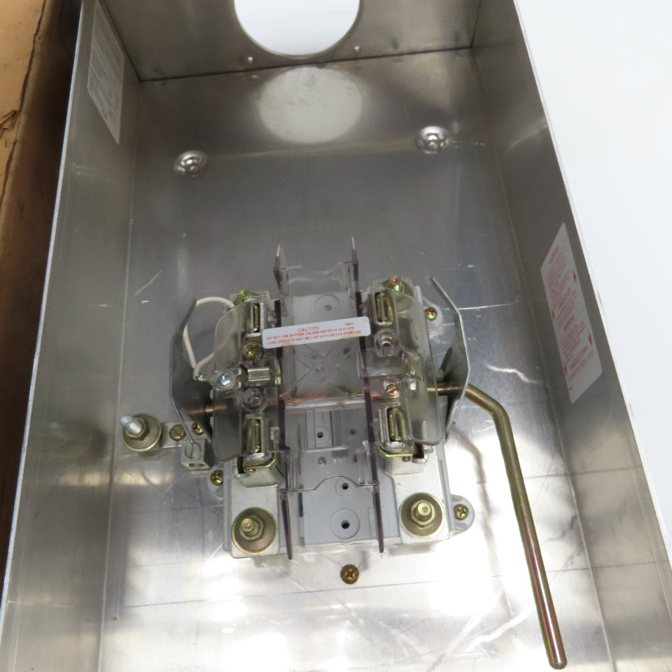 Landis & Gyr HQ-5SUT 320A 5 Terminal Single Phase 1Ph 3 Wire Grounded Meter Base