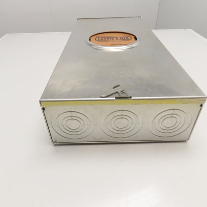 Landis & Gyr HQ-5SUT 320A 5 Terminal Single Phase 1Ph 3 Wire Grounded Meter Base