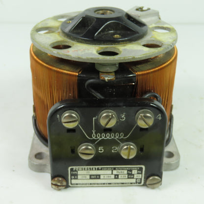 Superior Electric Co. 22 Powerstat Variable Autotransformer 240V 0.63kVA 1Ph