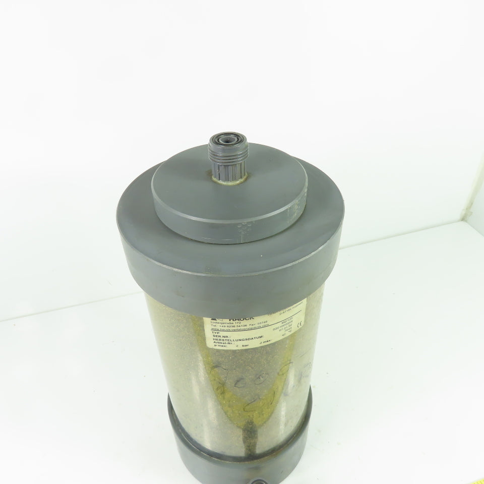 Hauck M2/125 Process Filter Canister 2 bar 40C 7044