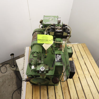 Parker PU26145G 13 Gal 1.5HP Hydraulic Power Unit 6.6 GPM 208-230/460V Tested