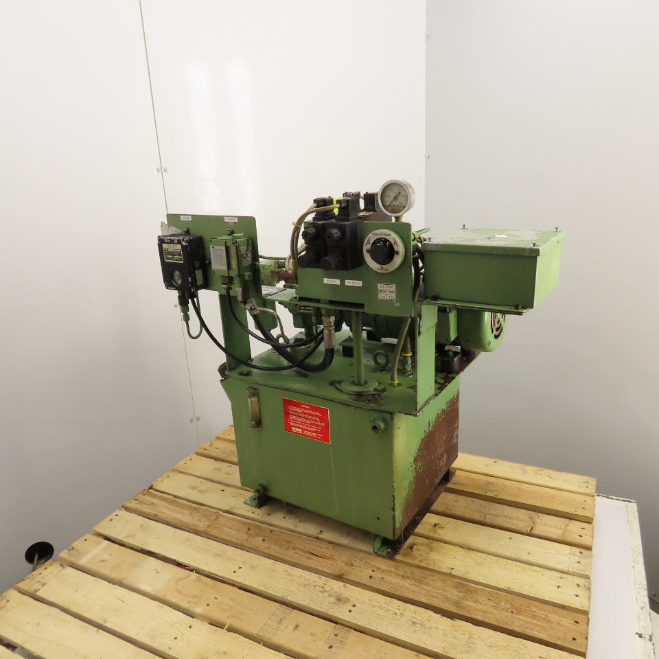 Parker PU26145G 13 Gal 1.5HP Hydraulic Power Unit 6.6 GPM 208-230/460V Tested