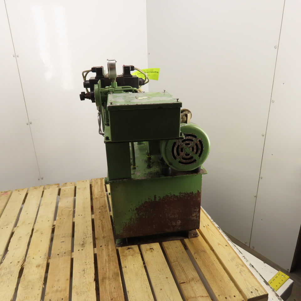 Parker PU26145G 13 Gal 1.5HP Hydraulic Power Unit 6.6 GPM 208-230/460V Tested