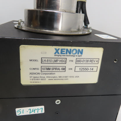 Xenon 860-0138 LH-810 LMP HSG 107mm Spiral-6M Pulsed Lighting System Air Cleaner