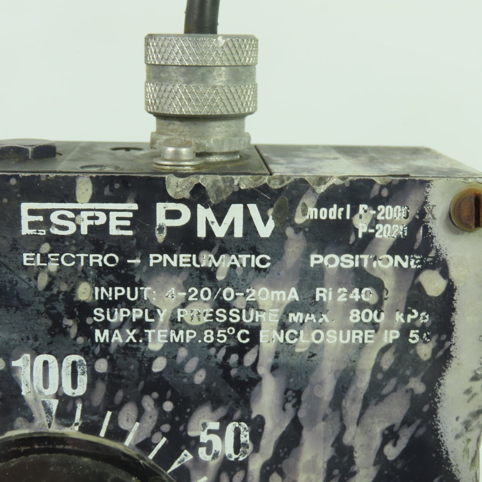 Espe PMV P-2000 Electro-Pneumatic Positioner 4-20mA 800kPa Max