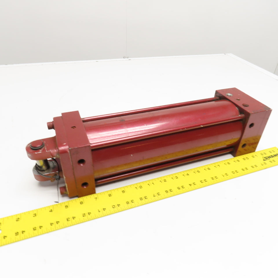 3-1/2" Bore 10-1/2" Stroke Double Acting Manifold Cap Air Cylinder