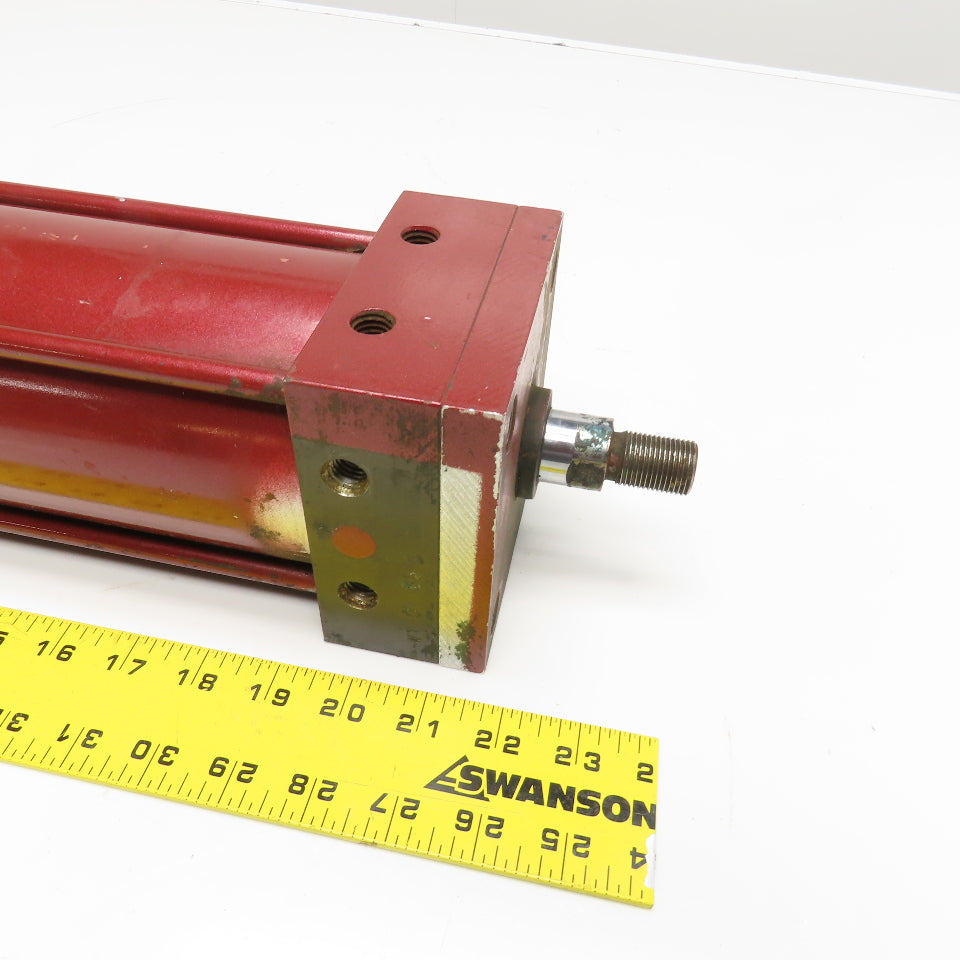 3-1/2" Bore 10-1/2" Stroke Double Acting Manifold Cap Air Cylinder