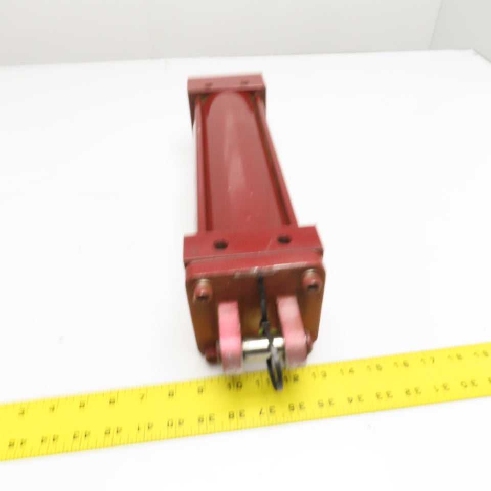 3-1/2" Bore 10-1/2" Stroke Double Acting Manifold Cap Air Cylinder
