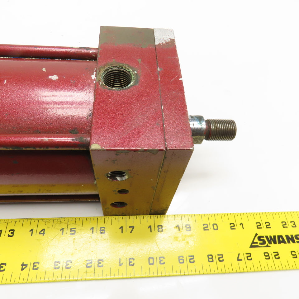 3-1/2" Bore 10-1/2" Stroke Double Acting Manifold Cap Air Cylinder