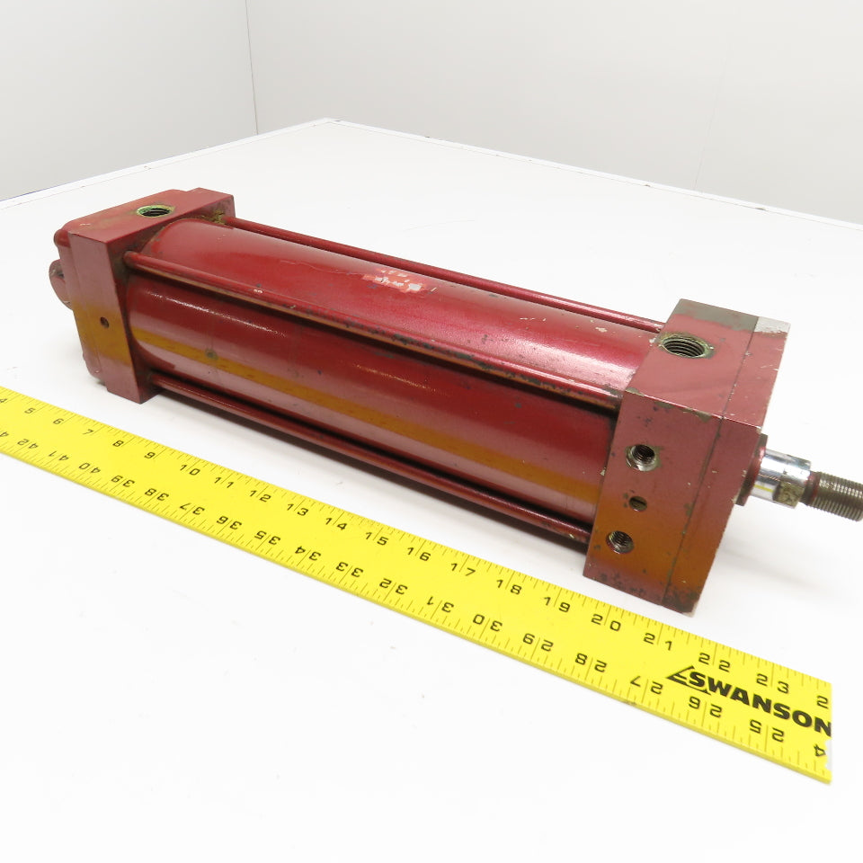 3-1/2" Bore 10-1/2" Stroke Double Acting Manifold Cap Air Cylinder