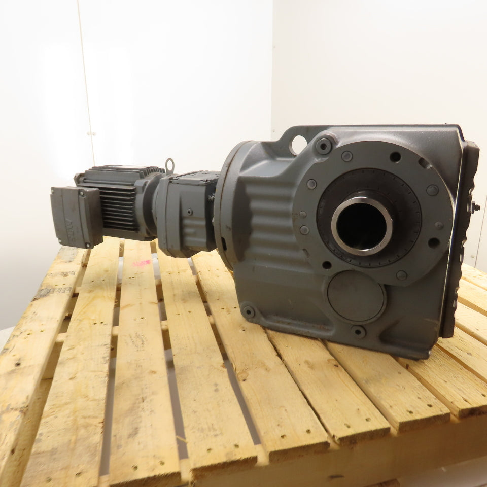SEW-Eurodrive KH97 R57 DRS100M4BE5 Helical-Bevel Gear Motor 5HP 3.9RPM 4300Nm