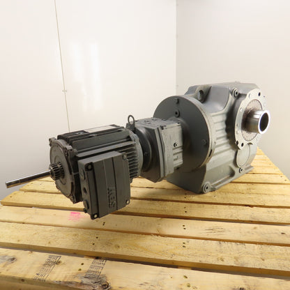 SEW-Eurodrive KH97 R57 DRS100M4BE5 Helical-Bevel Gear Motor 5HP 3.9RPM 4300Nm