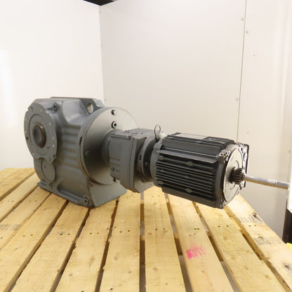 SEW-Eurodrive KH97 R57 DRS100M4BE5 Helical-Bevel Gear Motor 5HP 3.9RPM 4300Nm