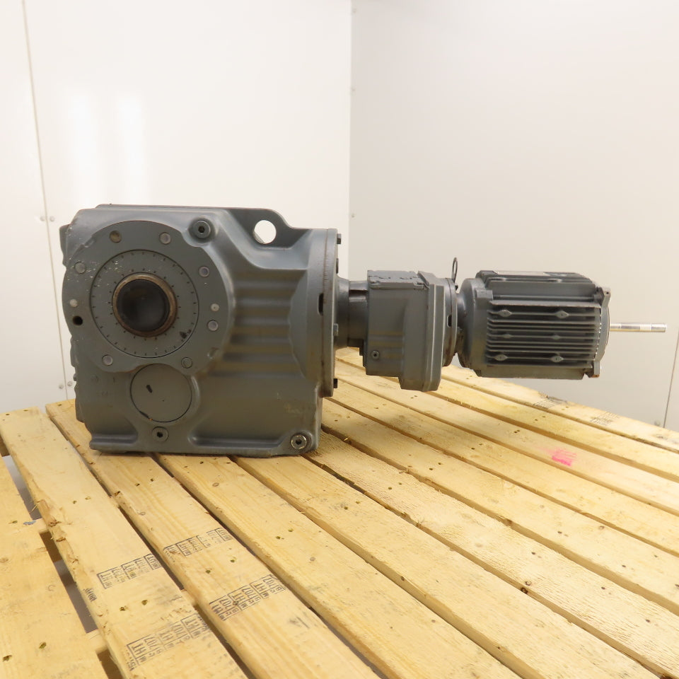 SEW-Eurodrive KH97 R57 DRS100M4BE5 Helical-Bevel Gear Motor 5HP 3.9RPM 4300Nm