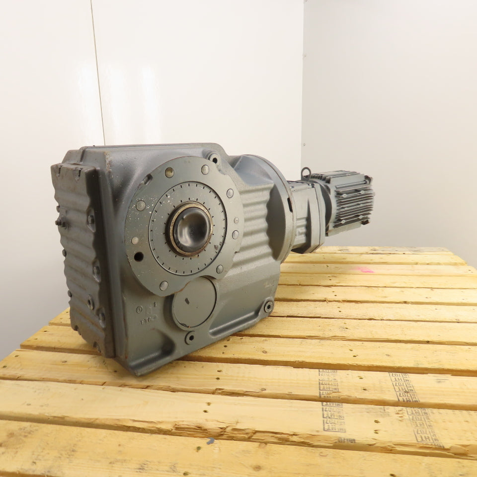 SEW-Eurodrive KH97 R57 DRS100M4BE5 Helical-Bevel Gear Motor 5HP 3.9RPM 4300Nm