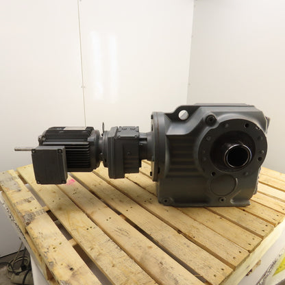 SEW-Eurodrive KH97 R57 DRS100M4BE5 Helical-Bevel Gear Motor 5HP 3.9RPM 4300Nm