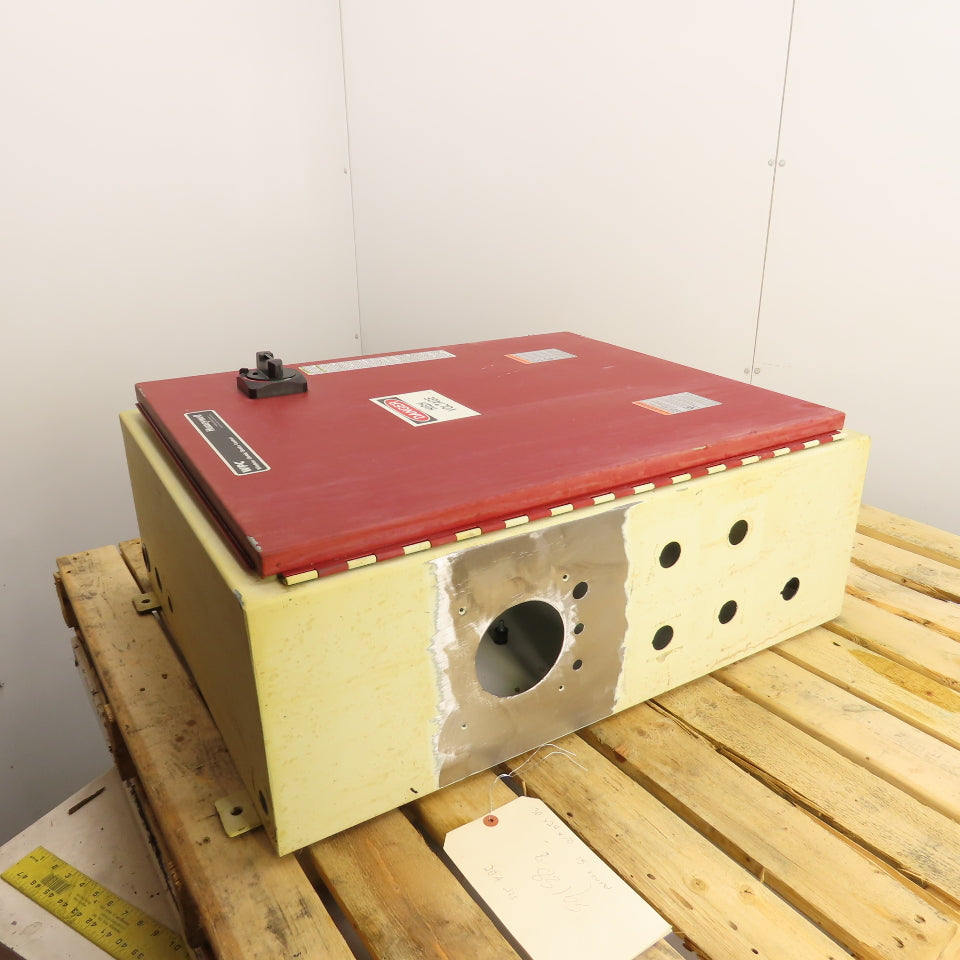 Hoffman A302410LP Type 12 Enclosure 30" x 24" x 10" W/Backplate & 20A Disconnect