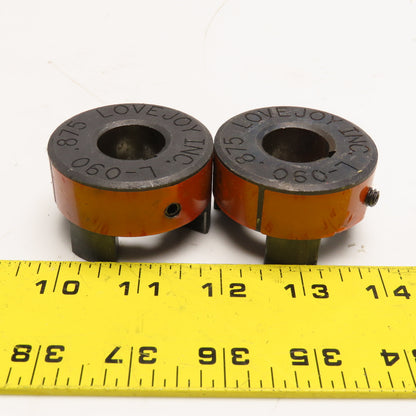 Lovejoy L-090 .875 7/8" Flexible Jaw Coupling Hub Lot Of 2