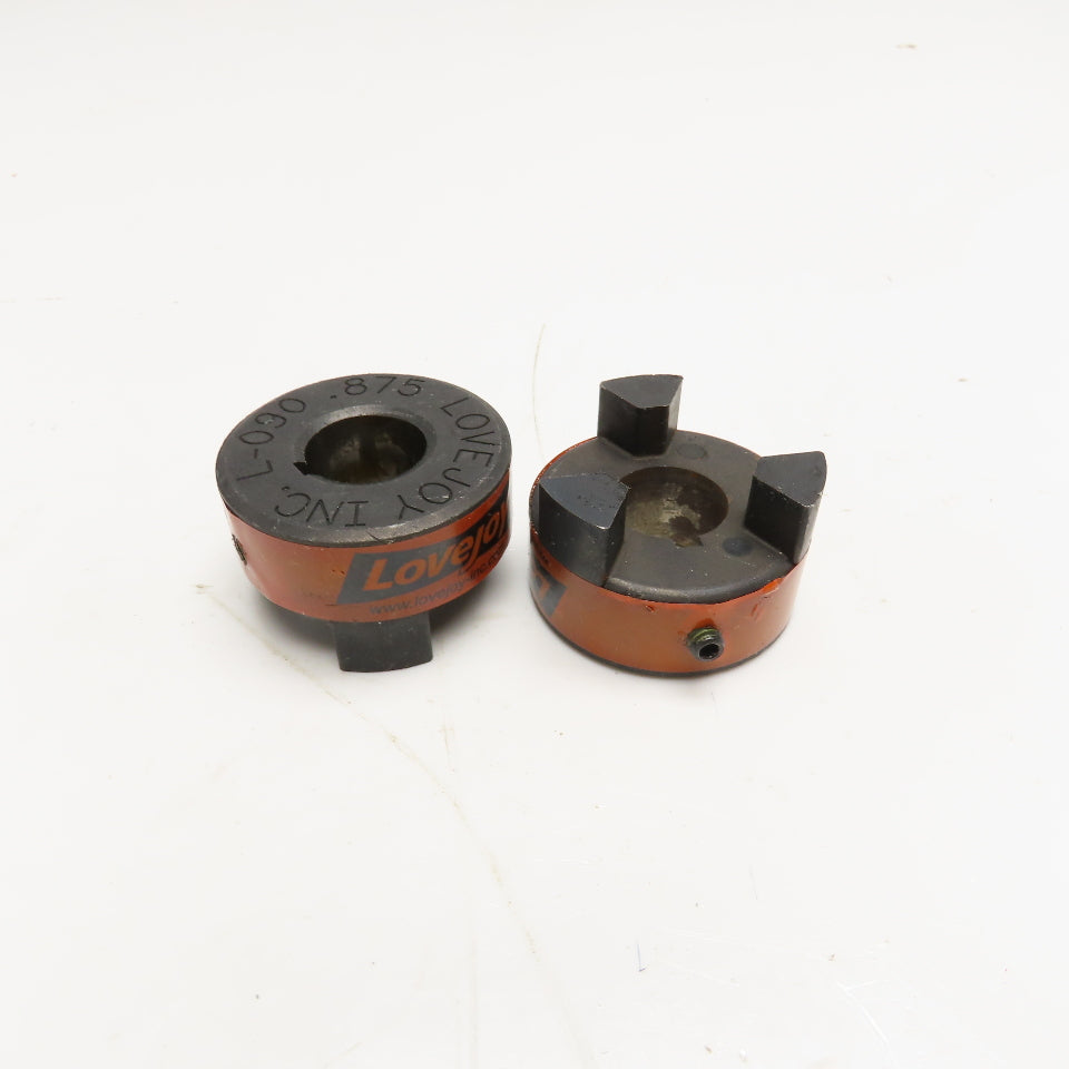 Lovejoy L-090 .875 7/8" Flexible Jaw Coupling Hub Lot Of 2