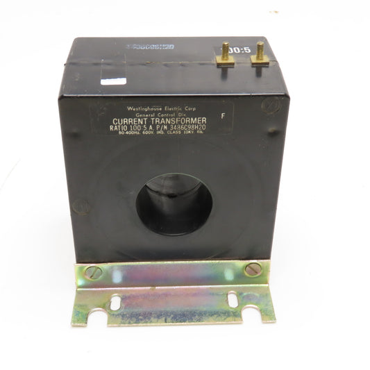 Westinghouse 3486C98H20 100:5A Current Transformer 50-400Hz 600V