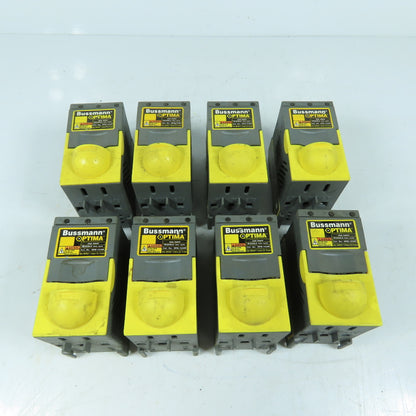 Bussmann OPM-1038R Optima Fuse Holder Module 30A 600V Class CC 3-Pole Lot of 8