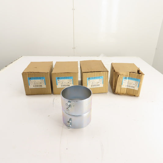 Crouse-Hinds 469 4" EMT Set Screw Type Coupling Lot of 4