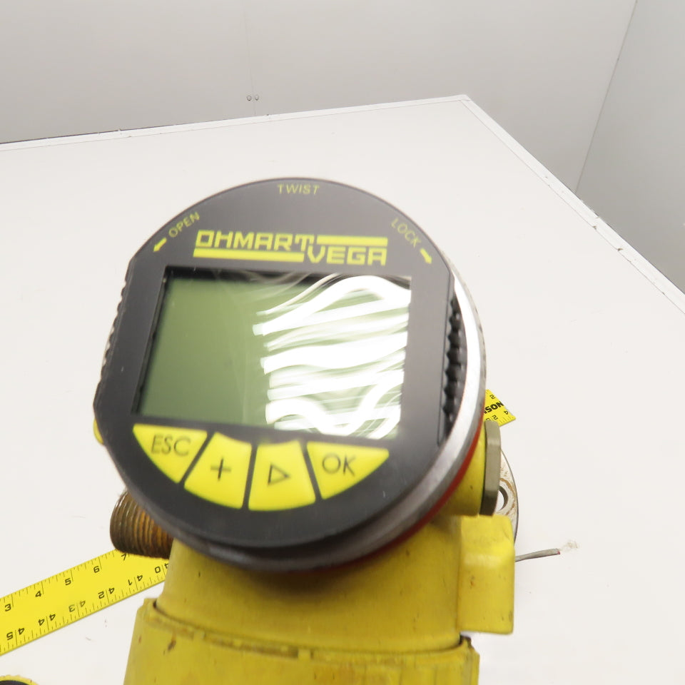 Vega Flex 66.UG 12-36VDC Type 4X 335PSI Liquid Level Meter Digital PLICSCOM
