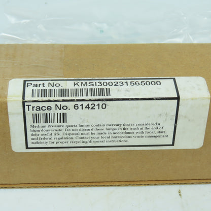 KMSI300231565000 Medium Pressure Quartz Lamp UV Curing Bulb Trace 614210