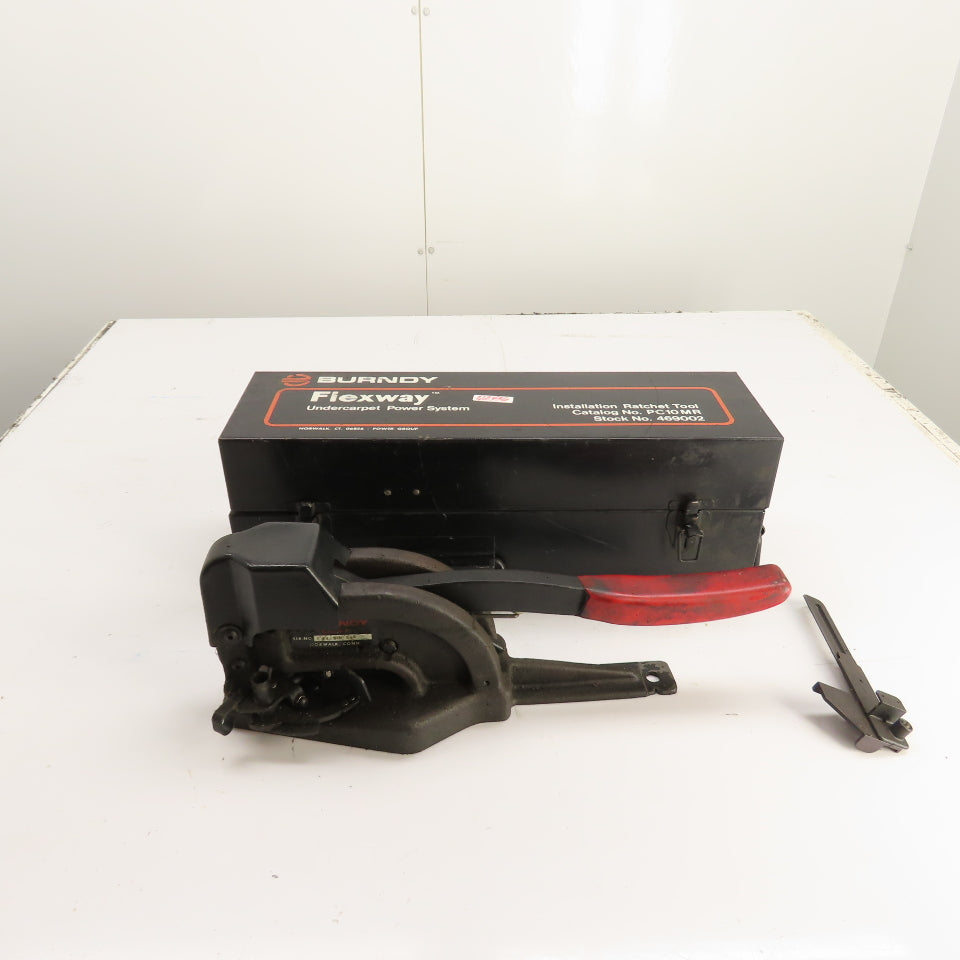 Burndy 469002 PC10MR Flexway Installation Ratchet Tool Undercarpet Power