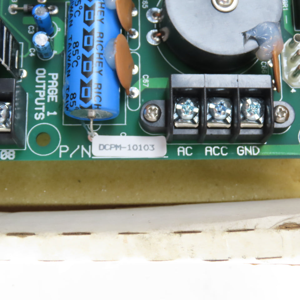 Divelbiss DCPM-10103 Bear Bones PLC Board 8-Input 8-Output 120VAC W/Transformer