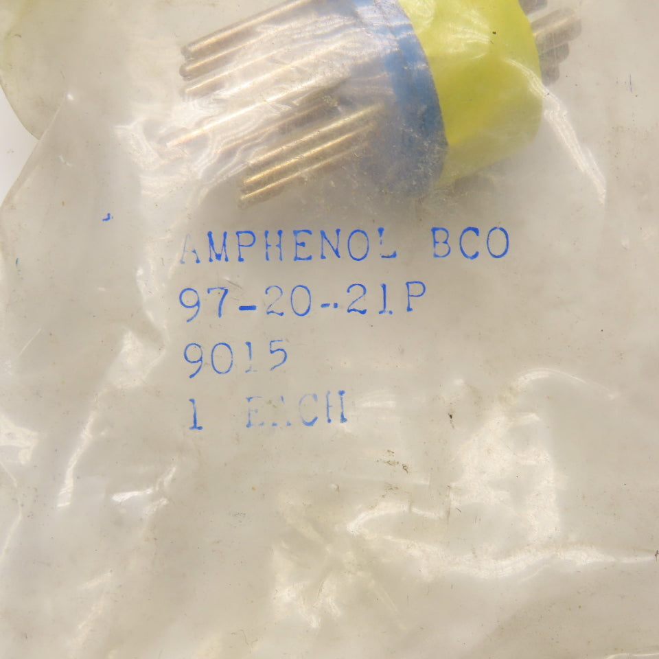Amphenol 97-20-21P 9 Position Female Solder Cup Circular Connector