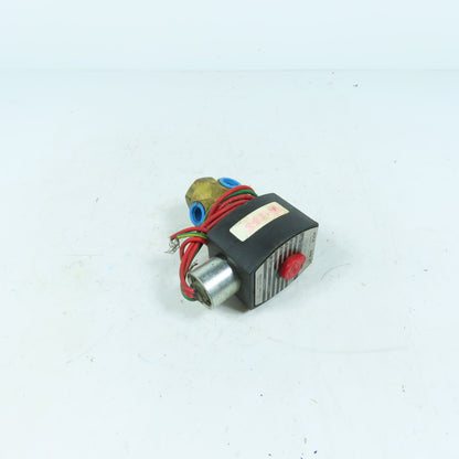 ASCO EF8320G186 Red-Hat II Solenoid Valve 1/4" 120V 3-Way Brass