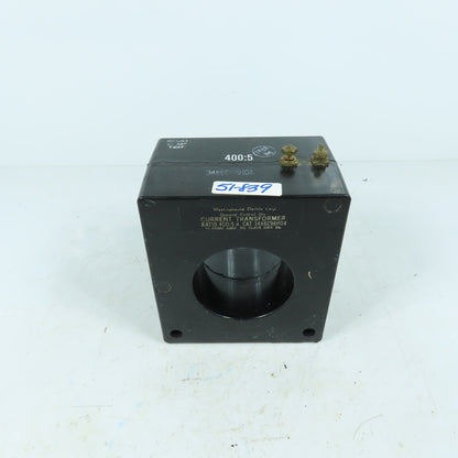 Westinghouse 3486C98H04 Current Transformer 400:5 Ratio 600V 50-400Hz