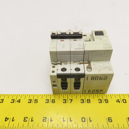 Siemens 5SM2 322-6 5SY62 400V 2 Pole Circuit Breaker 0.03A RC Unit