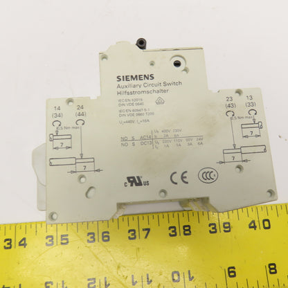 Siemens 5SM2 322-6 5SY62 400V 2 Pole Circuit Breaker 0.03A RC Unit