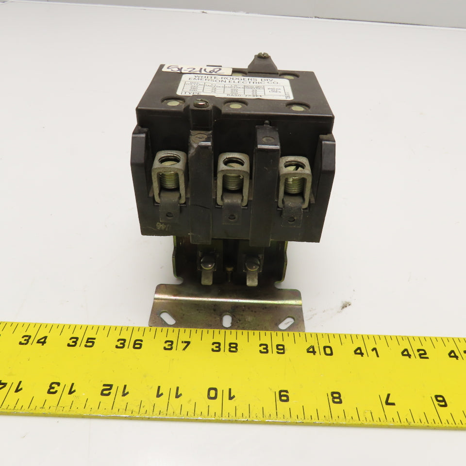 White Rodgers 8A50-753E1 600V 75FLA Max Contactor 24V AC 50/60Hz Coil
