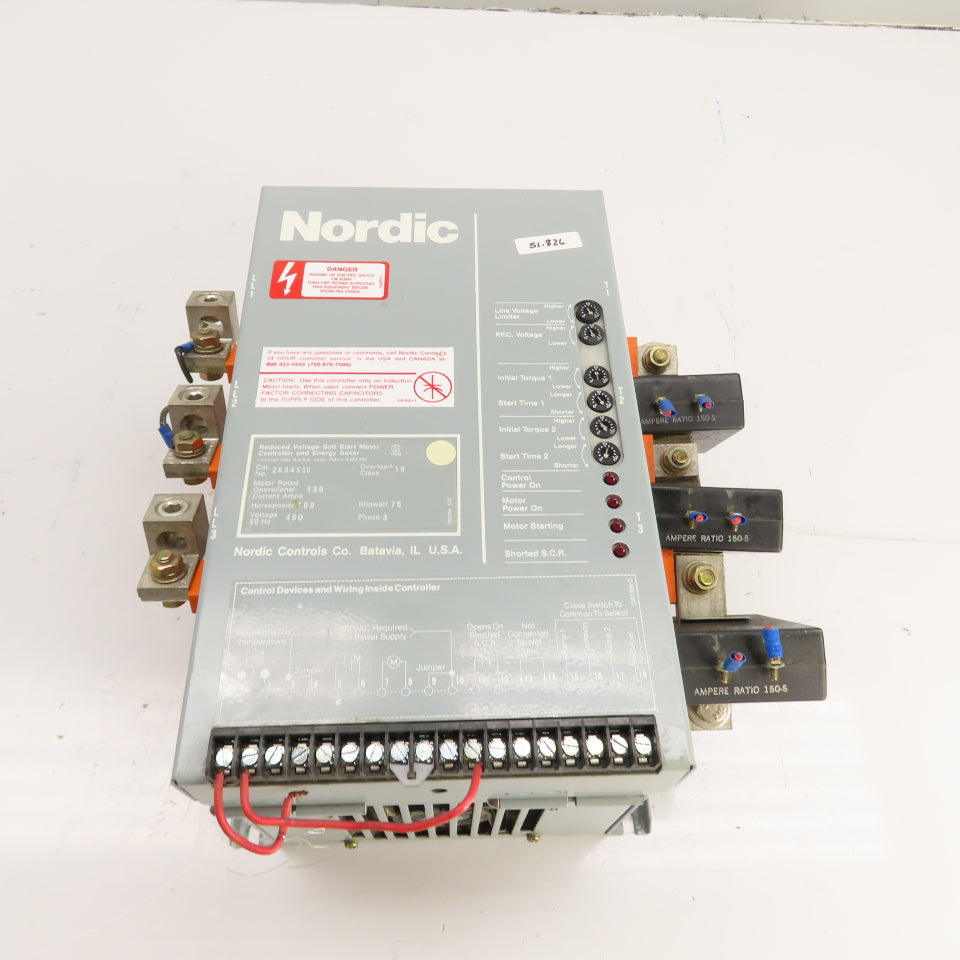 Nordic Control Nordic Controls 2634S00 Reduced Voltage Soft Start Motor Controller 10 ...