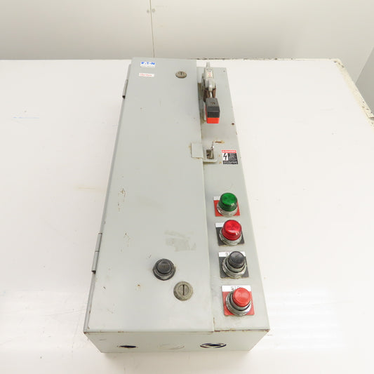 Cutler-Hammer ECN1801CDC Combination Motor Starter NEMA Size 0 Fusible 18A