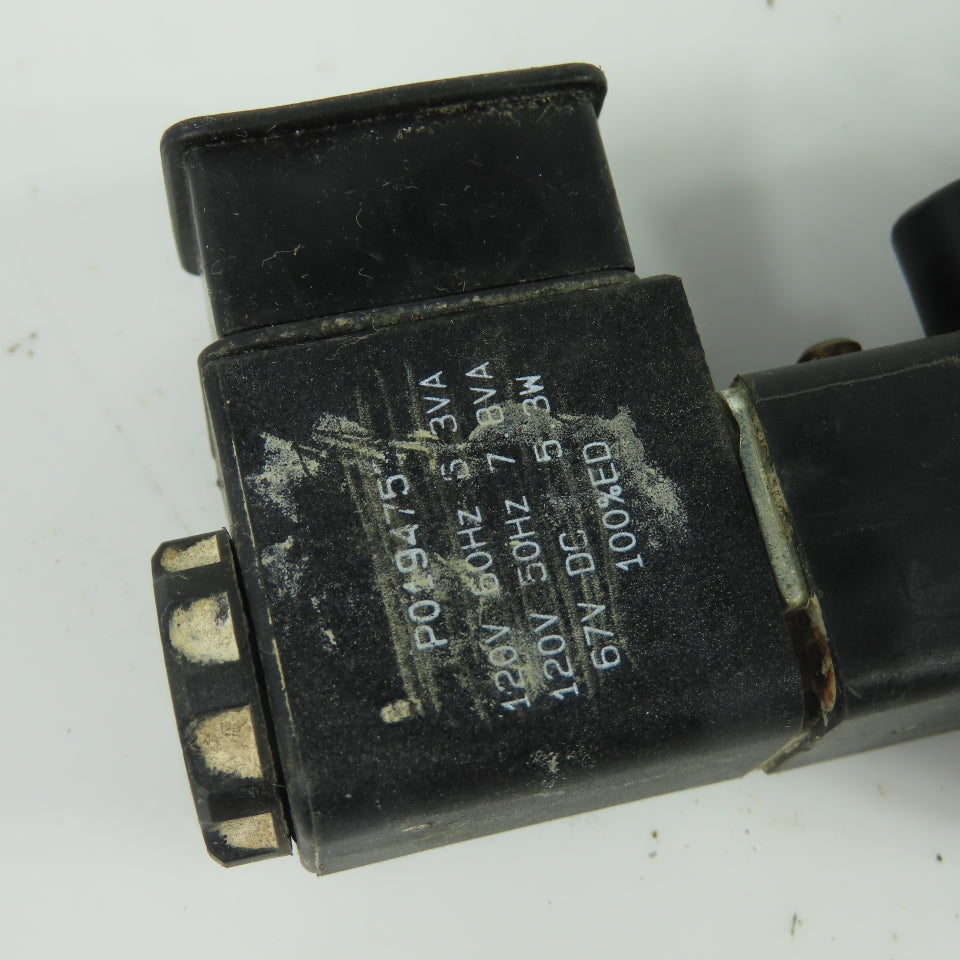 Parker B511ABB53C Pneumatic Solenoid Valve 120V 150PSI with Mufflers