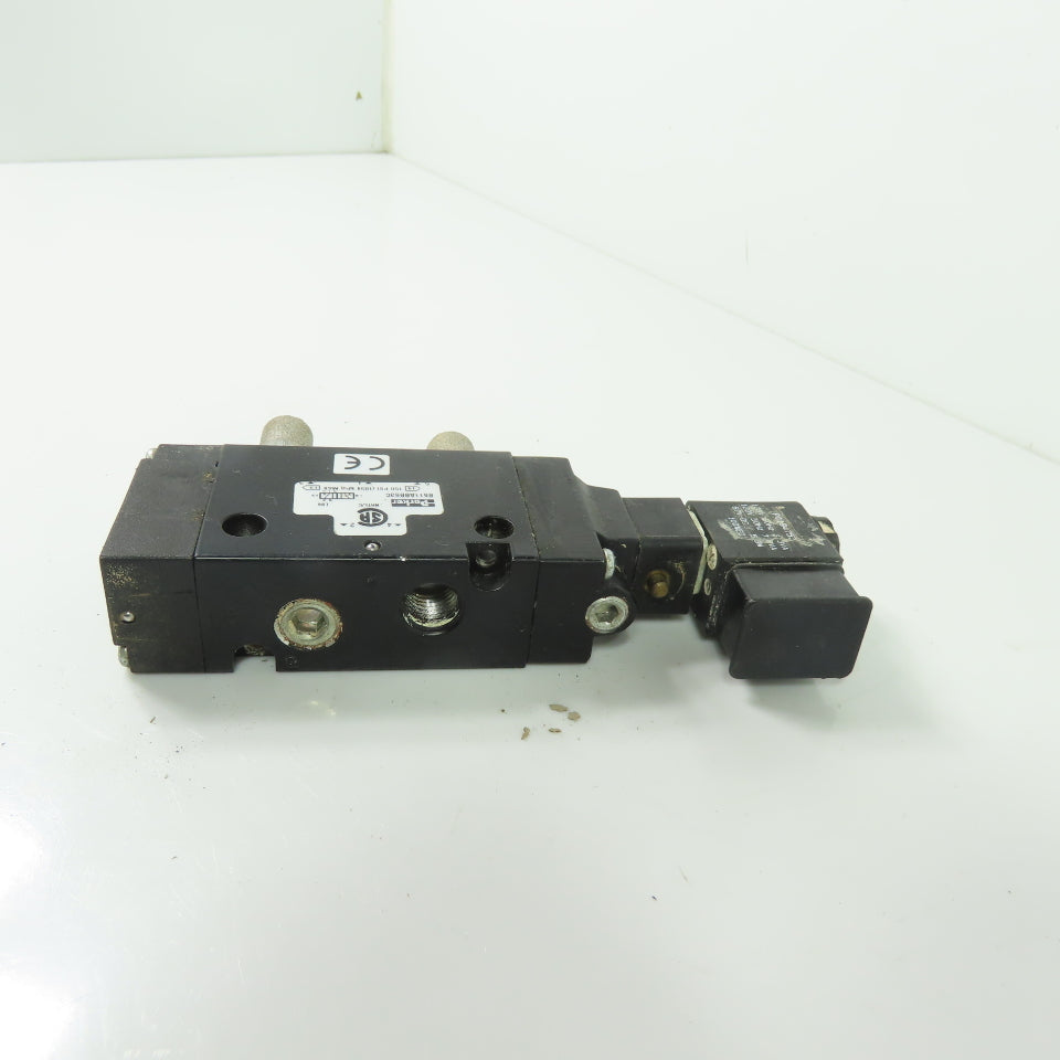 Parker B511ABB53C Pneumatic Solenoid Valve 120V 150PSI with Mufflers