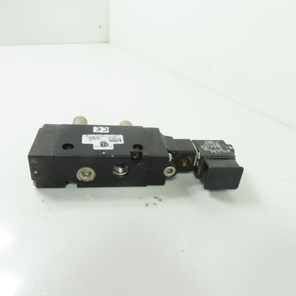 Parker B511ABB53C Pneumatic Solenoid Valve 120V 150PSI with Mufflers