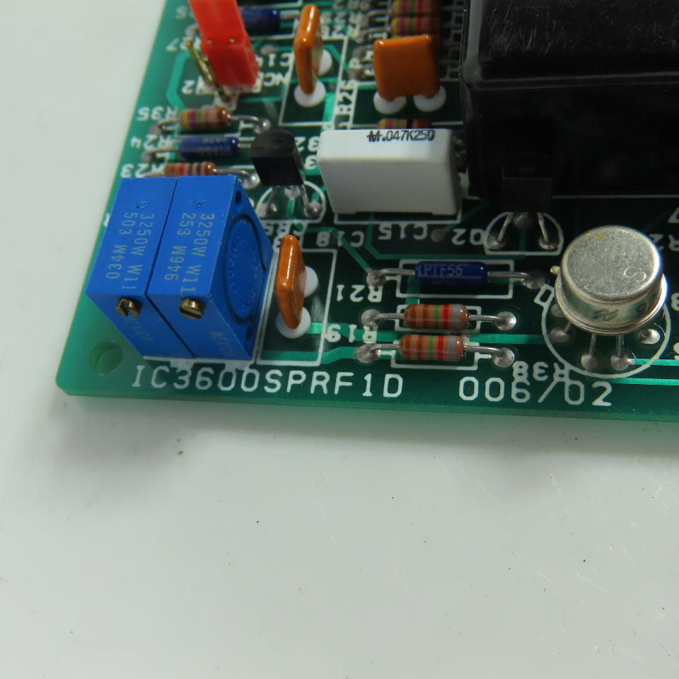GE General Electric IC3600SPRF1 Mark II IV Speed Relay Control Circuit Board