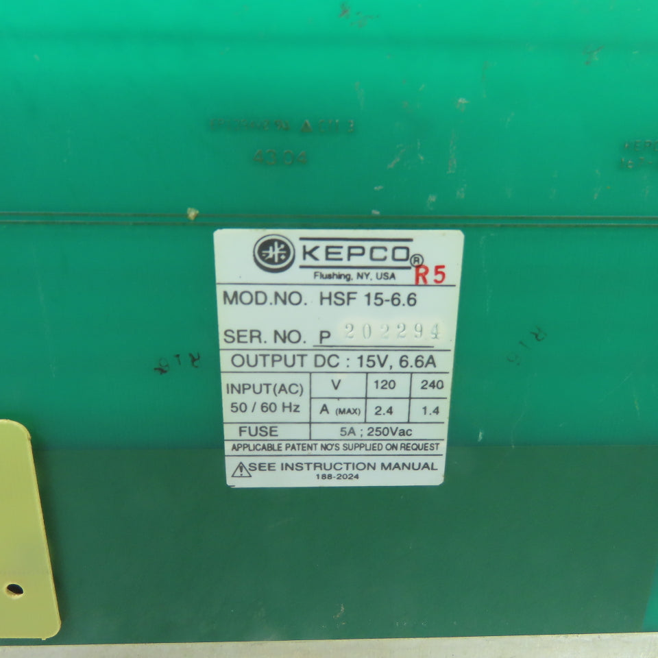Kepco HSF 15-6.6 HSF 15-6.6 Switching Power Supply Module 15V 6.6A